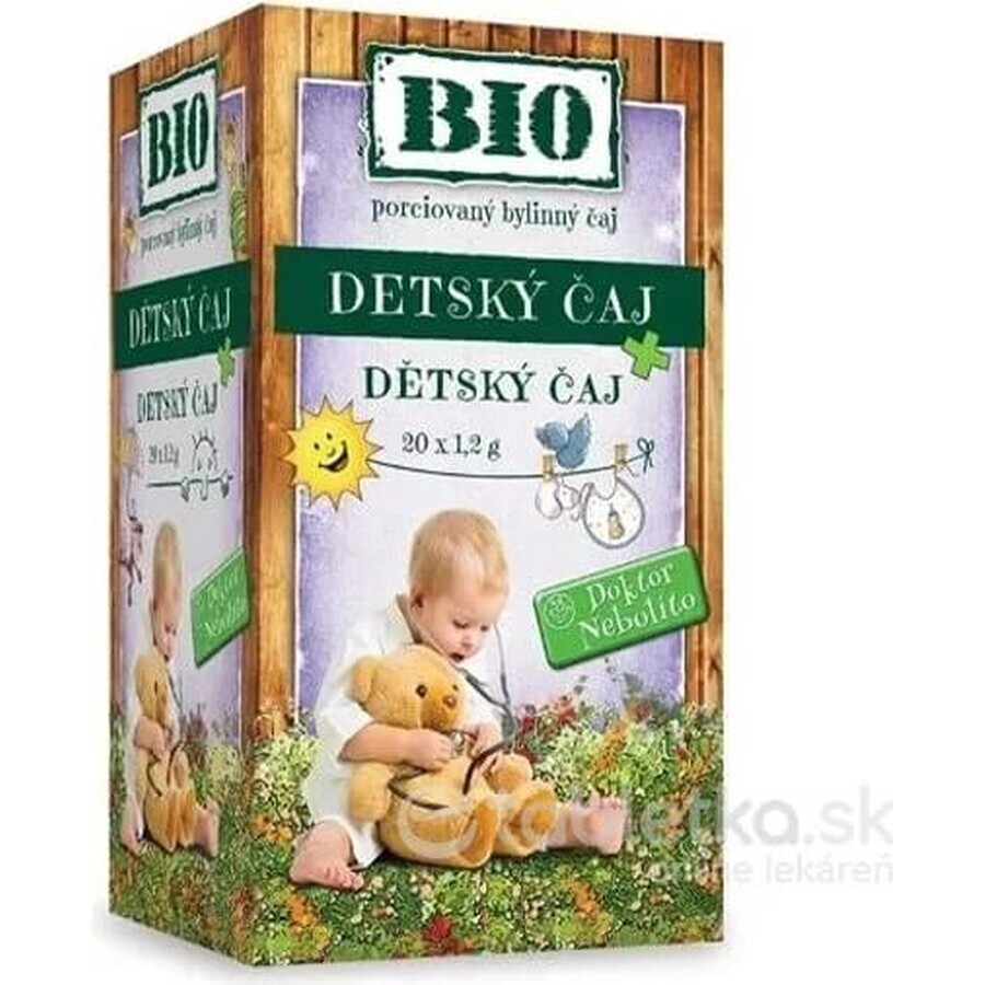 HERBEX ORGANIC ceai pentru copii Dr.Nebolito 20×1,2 g, ceai de plante