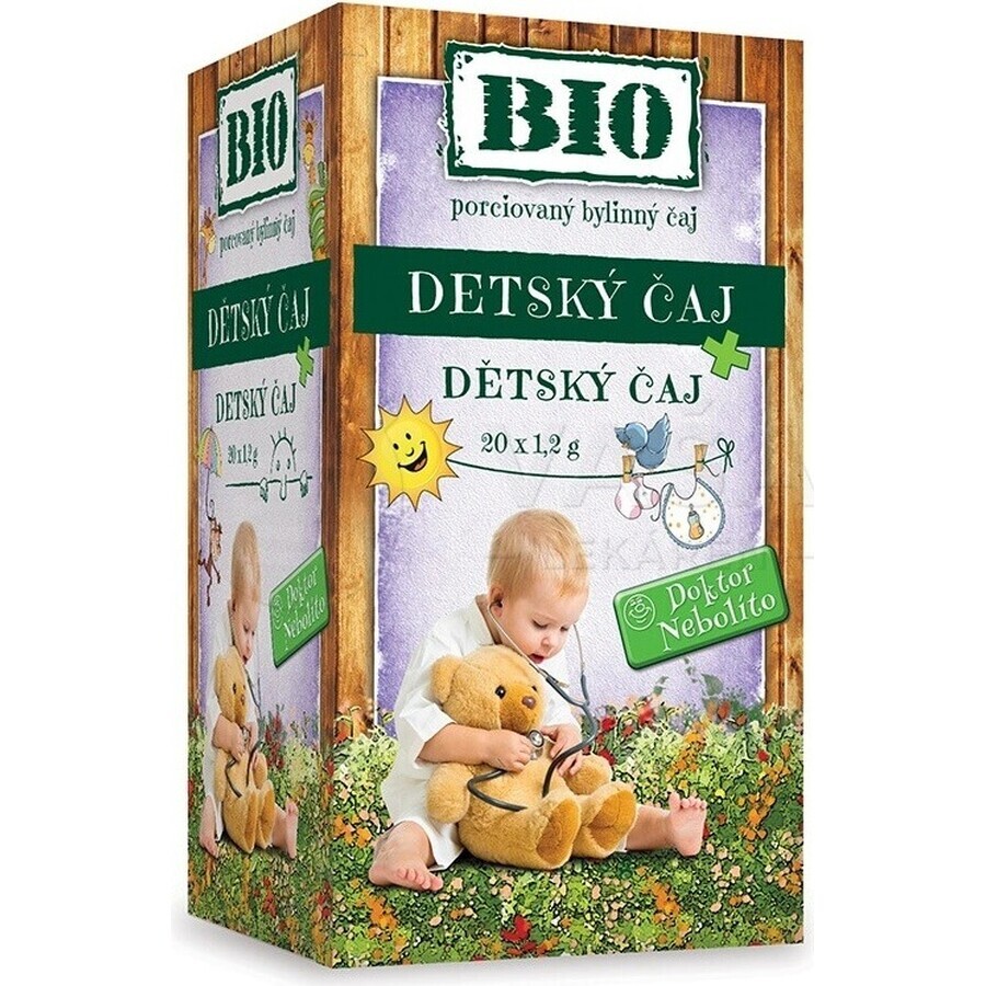 HERBEX ORGANIC ceai pentru copii Dr.Nebolito 20×1,2 g, ceai de plante