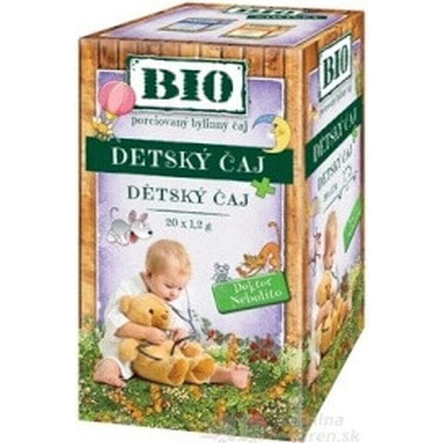 HERBEX ORGANIC ceai pentru copii Dr.Nebolito 20×1,2 g, ceai de plante