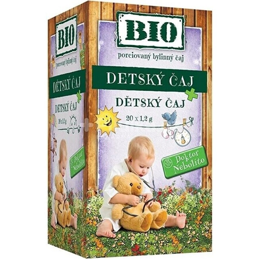 HERBEX ORGANIC ceai pentru copii Dr.Nebolito 20×1,2 g, ceai de plante