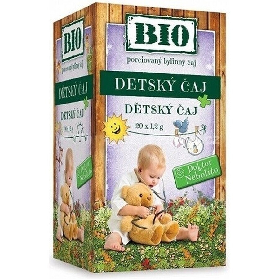 HERBEX ORGANIC ceai pentru copii Dr.Nebolito 20×1,2 g, ceai de plante
