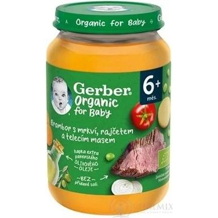 Gerber Organic Meat and Vegetable Snack 1×190 g, snack