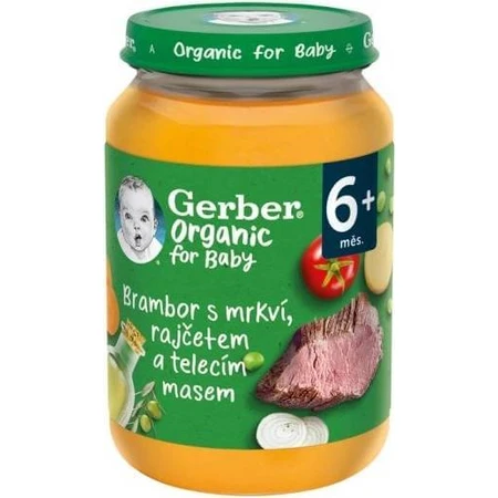 Gerber Organic Meat and Vegetable Snack 1×190 g, snack