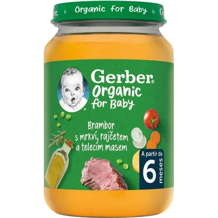 Gerber Organic Meat and Vegetable Snack 1×190 g, snack