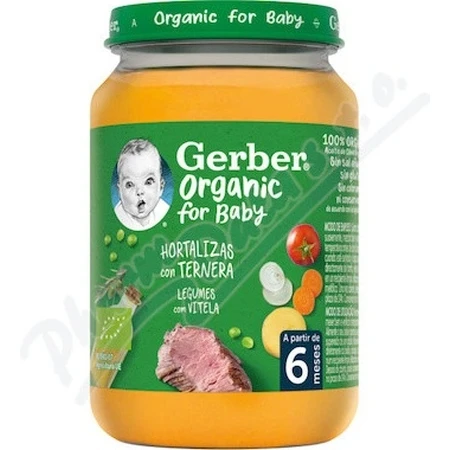 Gerber Organic Meat and Vegetable Snack 1×190 g, snack