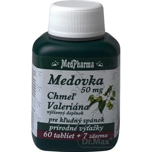 MedPharma MEDOVKA 50MG + HONING + VALERIAN 1×67 tbl, MEDOVKA + HONING + VALERIAN
