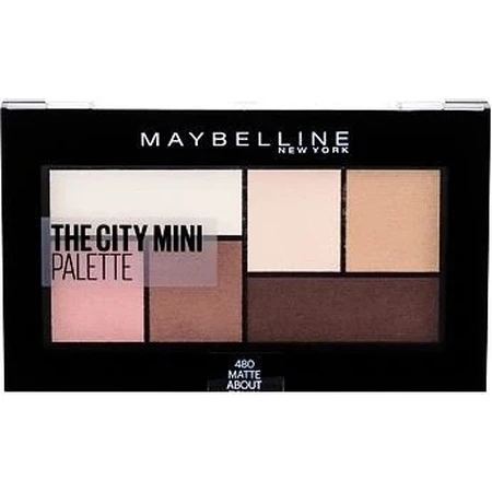 Maybelline New York The City Mini Palette Eyeshadow Palette 480 Matte About Town 1×6 g, Lidschatten-Palette