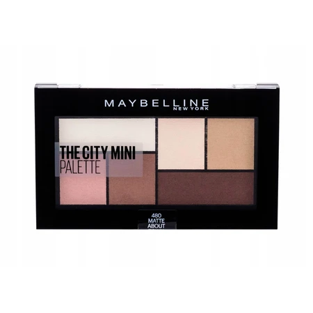 Maybelline New York The City Mini Palette Eyeshadow Palette 480 Matte About Town 1×6 g, Lidschatten-Palette