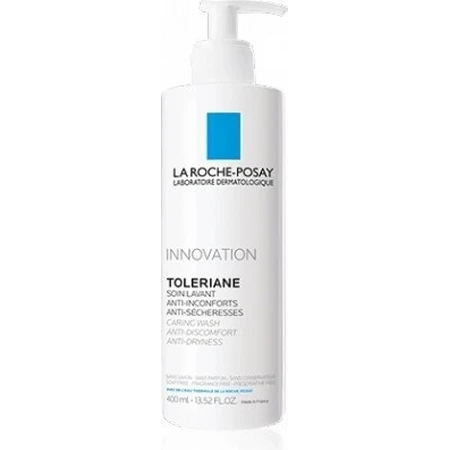 LA ROCHE-POSAY TOLERIANE Crema Limpiadora 1×400 ml, crema limpiadora delicada