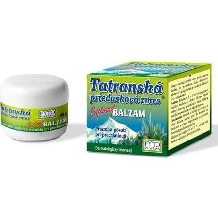 FYTO Tatra kruiden bronchiaal mengsel BALM 1×40 g voor verkoudheid