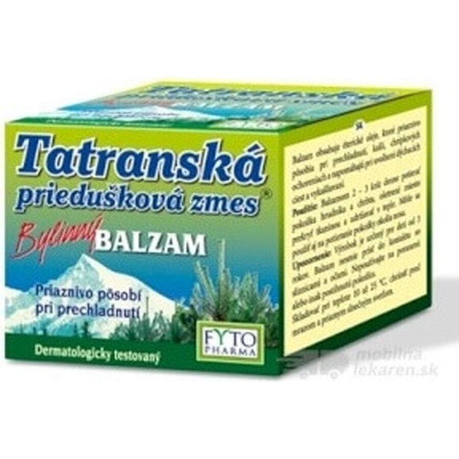 FYTO Tatra amestec bronșic pe bază de plante BALM 1×40 g, pentru răceli