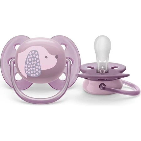 Philips AVENT AVENT Premium Ultrasoft Fopspeen Ultrasoft Premium 0-6m Paars 1 stuk 1×1 stuk, fopspeen
