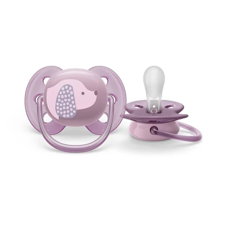 Philips AVENT AVENT Premium Ultrasoft Fopspeen Ultrasoft Premium 0-6m Paars 1 stuk 1×1 stuk, fopspeen