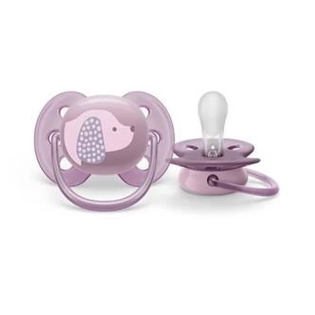 Philips AVENT AVENT Premium Ultrasoft Fopspeen Ultrasoft Premium 0-6m Paars 1 stuk 1×1 stuk, fopspeen