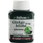 MedPharma GINKGO BILOBA + GUARANA 1×67 tbl, GINKGO BILOBA + GUARANA MedPharma GINKGO BILOBA + GUARANA 1×67 tbl, GINKGO BILOBA + GUARANA
