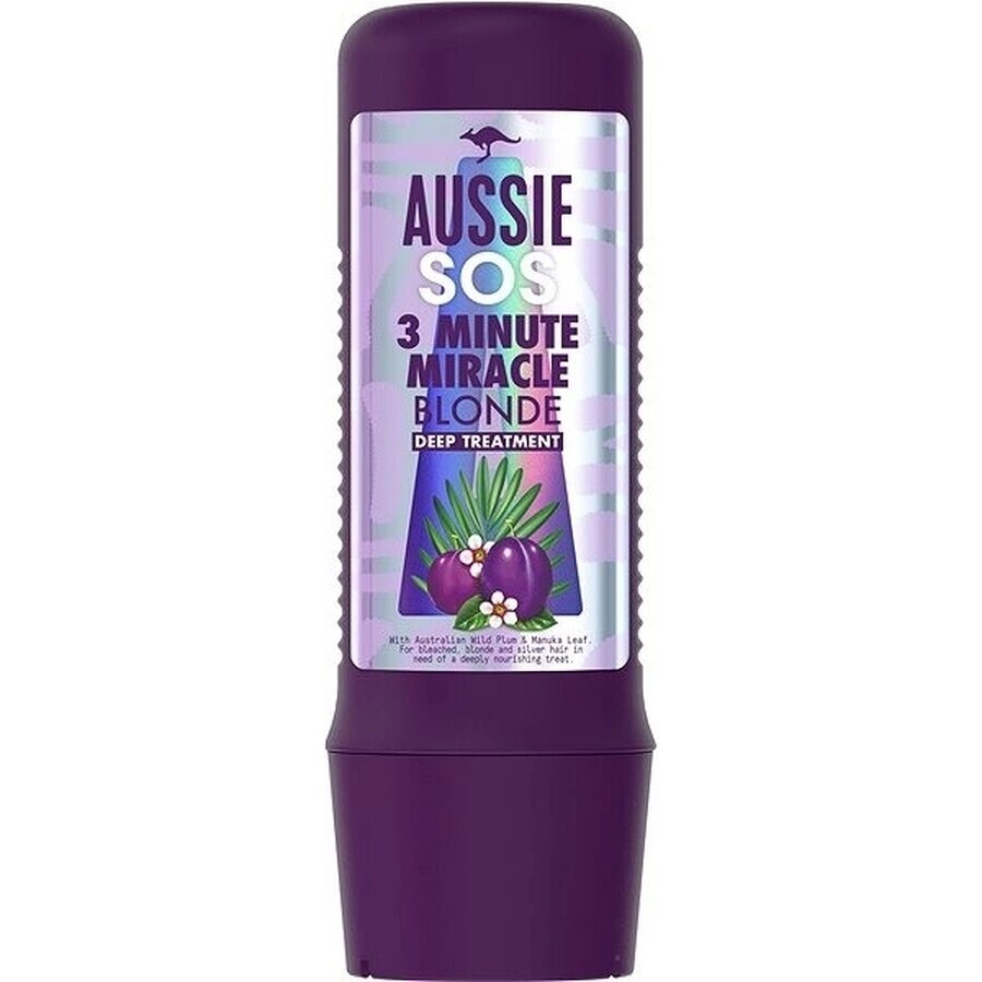 Aussie SOS Save My Lengths! 3 Minute Miracle Deep Conditioner | With Australian Superfoods Blend 1×225ml, Conditioner Aussie SOS Save My Lengths! 3 Minute Miracle Deep Conditioner | With Australian Superfoods Blend 1×225ml, Conditioner