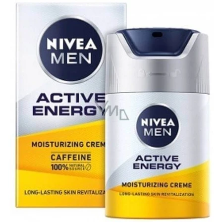 NIVEA Men Q10 Skin Cream Active Energy 1×50 ml voor een vermoeide huid