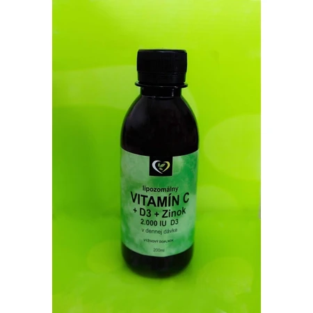 Healthy World Lipozomales Vitamin C + Zink + D3 1×200 ml, Vitaminpräparat