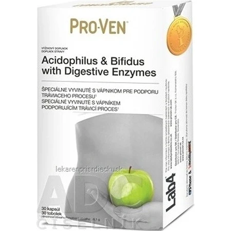 Pro-Ven Acidophilus & Bifidus 1×30 cps, food supplement