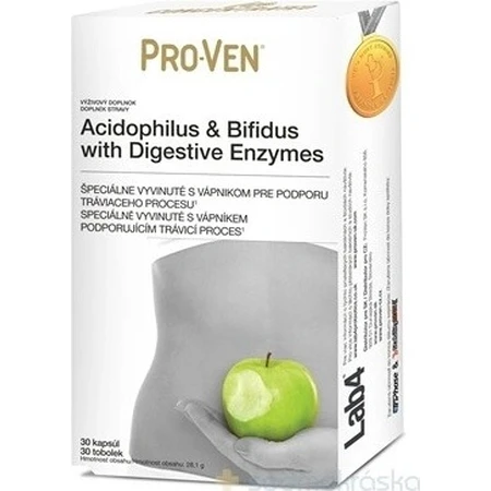 Pro-Ven Acidophilus & Bifidus 1×30 cps, food supplement