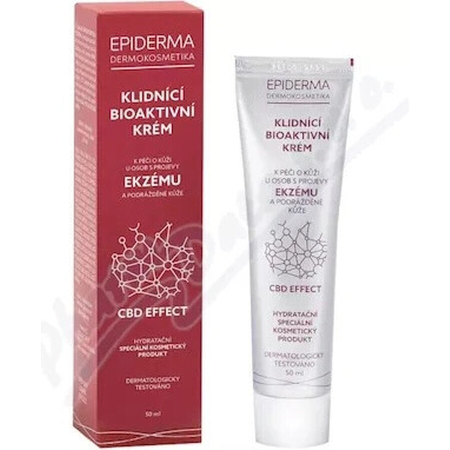 EPIDERMA CBD CREMA BIOACTIVA PARA ECASEMA Y ECASEMA ATOPICO 1×50 ml, crema para eczema