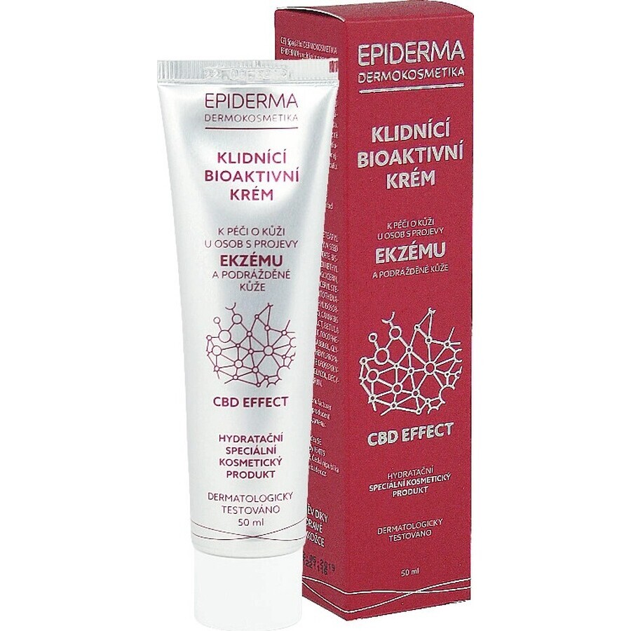 EPIDERMA CBD CREMA BIOACTIVA PARA ECASEMA Y ECASEMA ATOPICO 1×50 ml, crema para eczema