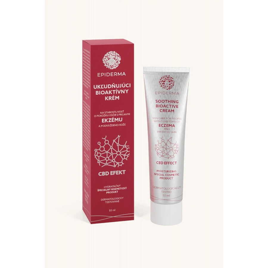 EPIDERMA CBD CREMA BIOACTIVA PARA ECASEMA Y ECASEMA ATOPICO 1×50 ml, crema para eczema
