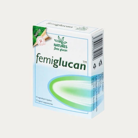 NATURES Femiglucan 1×10 szt, czopki dopochwowe: ceny i cechy
