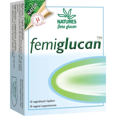 NATURES Femiglucan 1×10 szt, czopki dopochwowe: ceny i cechy
