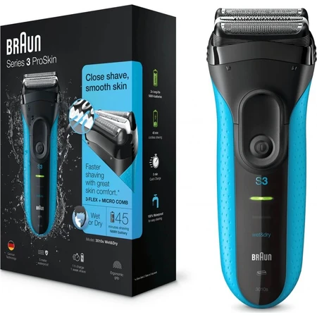 BRAUN Series 3 3010s W&D Series 3010s 1×1 ud, afeitadora