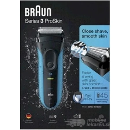 BRAUN Series 3 3010s W&D Series 3010s 1×1 ud, afeitadora