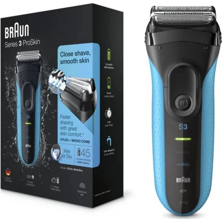 BRAUN Series 3 3010s W&D Series 3010s 1×1 ud, afeitadora