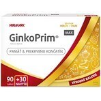 W-Linie GinkoPrim MAX 90 + 30tbl. extra VB24 1x1 Set, Nährstoffpaket für Gedächtnis und Durchblutung der Gliedmaßen W-Linie GinkoPrim MAX 90 + 30tbl. extra VB24 1x1 Set, Nährstoffpaket für Gedächtnis und Durchblutung der Gliedmaßen