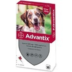 Advantix Spot-on pentru câini de la 10 la 25 kg 1×2,5 ml, pipetă Advantix Spot-on pentru câini de la 10 la 25 kg 1×2,5 ml, pipetă