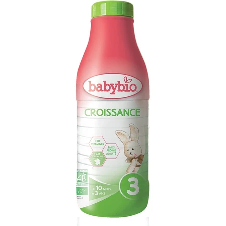 BABYBIO Croissance 3 lait liquide bio pour bébé (1 litre) 1×1 l