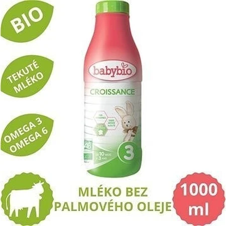 BABYBIO Croissance 3 lait liquide bio pour bébé (1 litre) 1×1 l