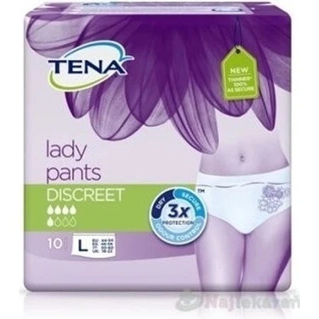 TENA Silhouette Normaal L 1×10 stuks, incontinentieslips
