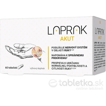 LAPRAK AKUT 1×60 tbl, voedingssupplement voor het zenuwstelsel