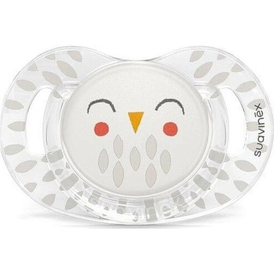 SUAVINEX | Pacifier SX SX PRO BONHOMIE physiological +18 m SOVIČKA - white 1×1 pc, pacifier
