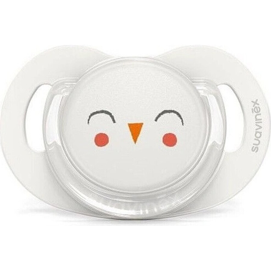 SUAVINEX | Pacifier SX SX PRO BONHOMIE physiological +18 m SOVIČKA - white 1×1 pc, pacifier