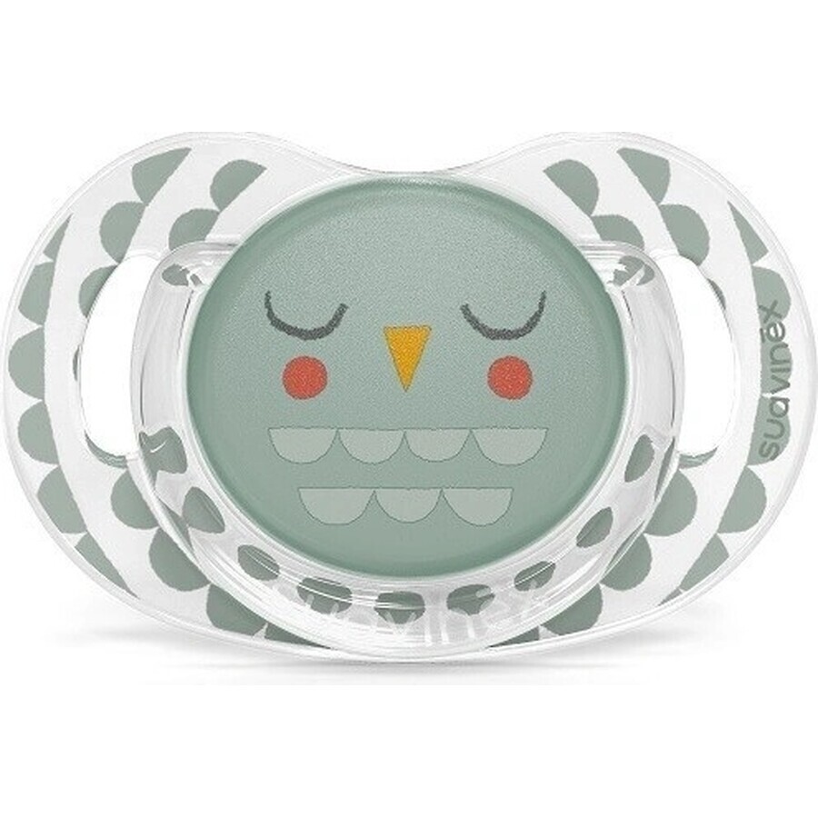 SUAVINEX | Pacifier SX SX PRO BONHOMIE physiological +18 m SOVIČKA - white 1×1 pc, pacifier