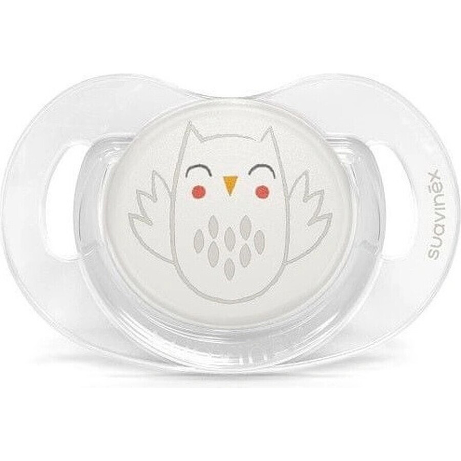 SUAVINEX | Pacifier SX SX PRO BONHOMIE physiological +18 m SOVIČKA - white 1×1 pc, pacifier
