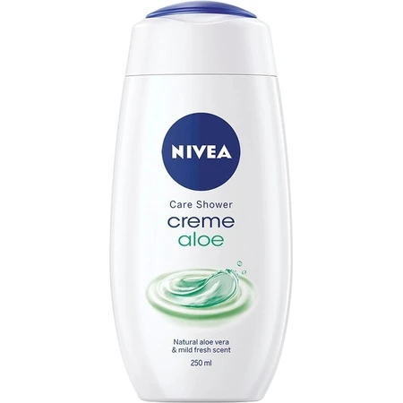 NIVEA Shower Gel Cream Aloe Vera 1×250 ml, moisturizes the skin