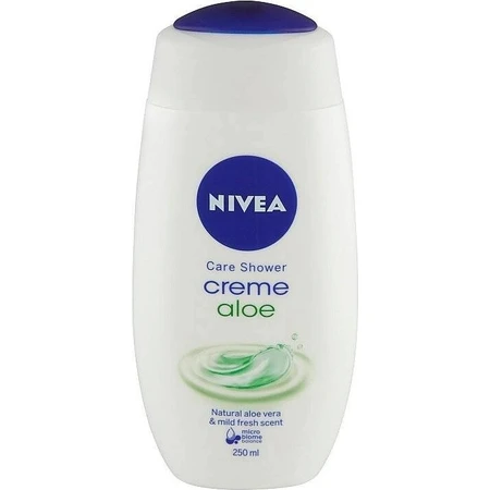 NIVEA Shower Gel Cream Aloe Vera 1×250 ml, moisturizes the skin