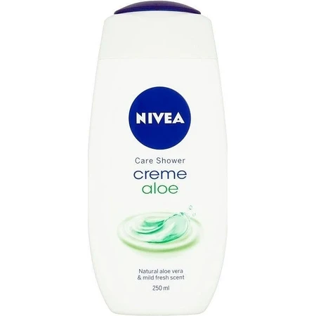 NIVEA Shower Gel Cream Aloe Vera 1×250 ml, moisturizes the skin