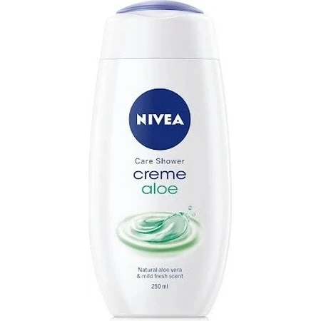 NIVEA Shower Gel Cream Aloe Vera 1×250 ml, moisturizes the skin