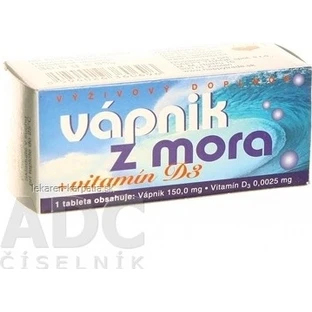 NATURVITA Sea Calcium + vitamin D3 1×60 tbl, calcium + D3