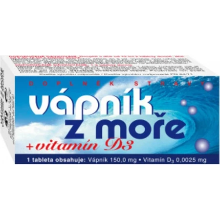 NATURVITA Sea Calcium + vitamin D3 1×60 tbl, calcium + D3