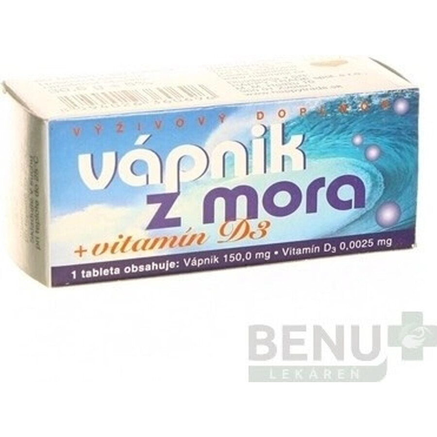 NATURVITA Zee Calcium + vitamine D3 1×60 tbl, calcium + D3