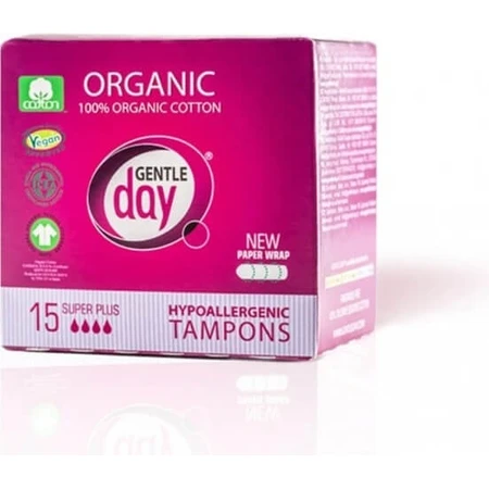Tampons Gentle Day Super Plus 1×15 pcs, tampons